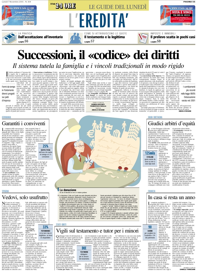 SUCCESSIONI-DONAZIONI-PROFILI CIVILISTICI