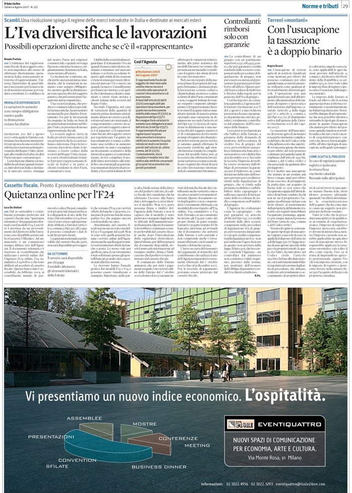 IMPOSTE DI REGISTRO, IPOTECARIA , CATASTALE - USUCAPIONE FONDI MONTANI