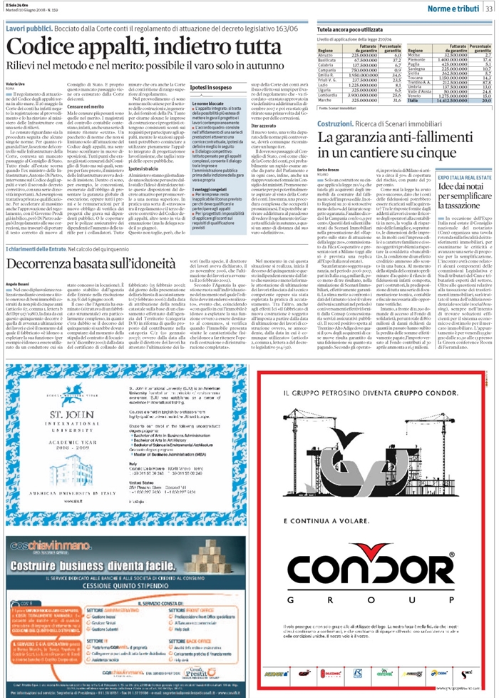 PLUSVALENZA - CESSIONE IMMOBILI