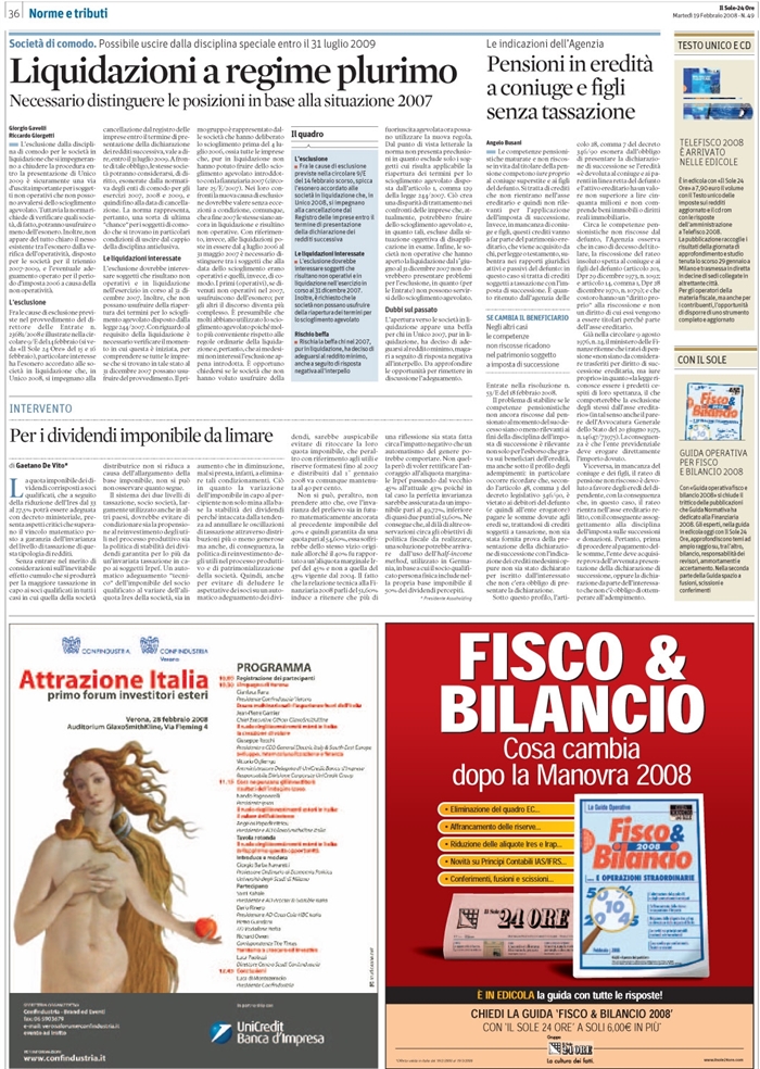 IMPOSTA DI  SUCCESSIONE - PENSIONI DE CUIUS