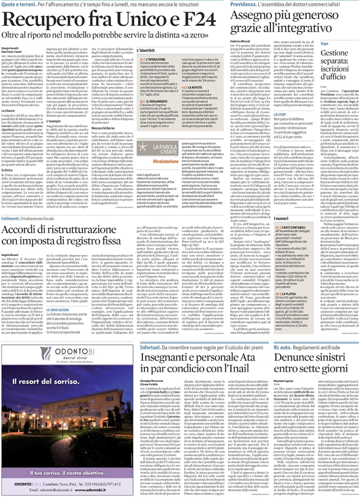 2012 06 27 Accordi di ristrutturazione con imposta di registro fissa