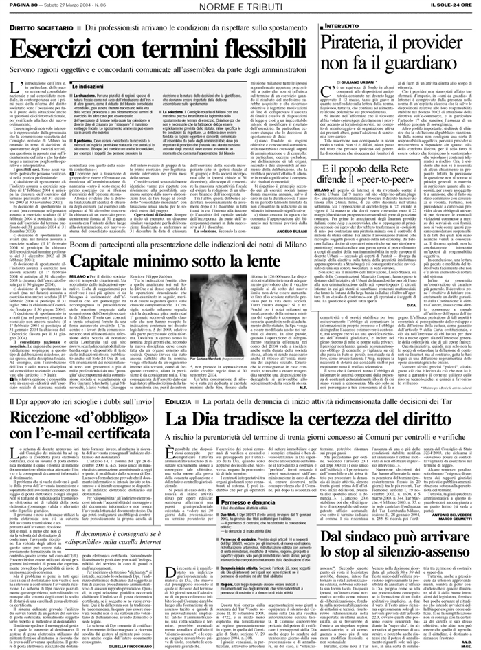 IRES-ESERCIZIO SOCIALE-SPOSTAMENTO TERMINE