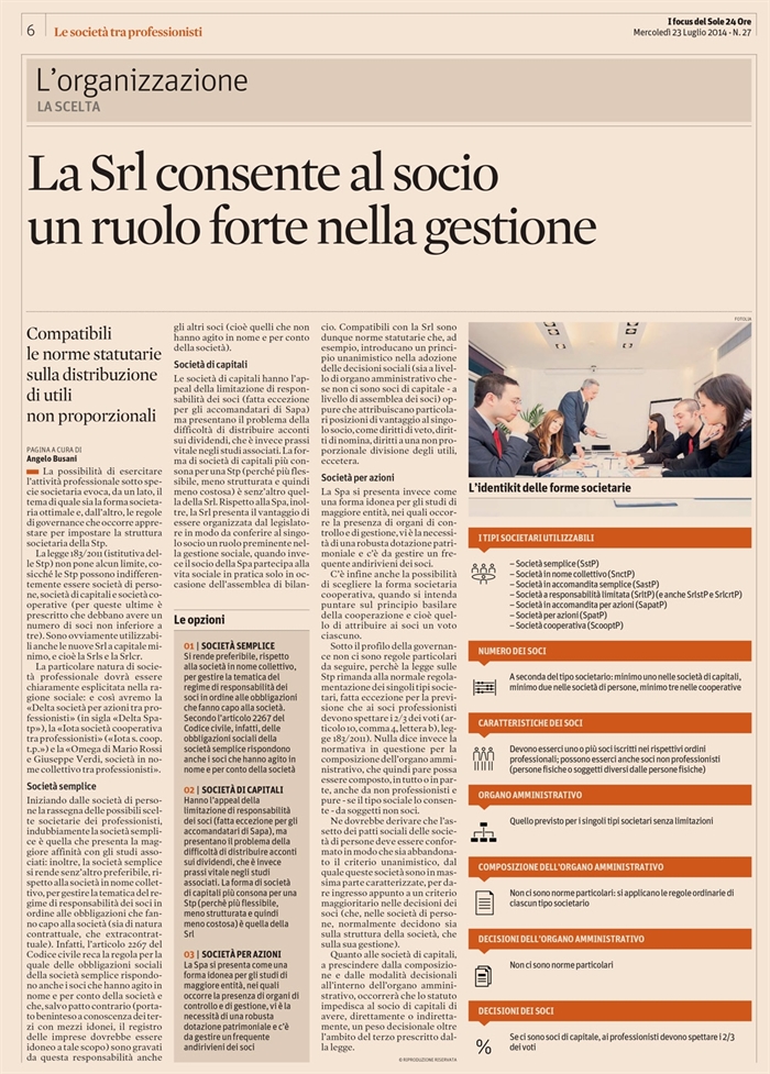 2014-07 - SOCIETA - Societa tra professionisti - guida5